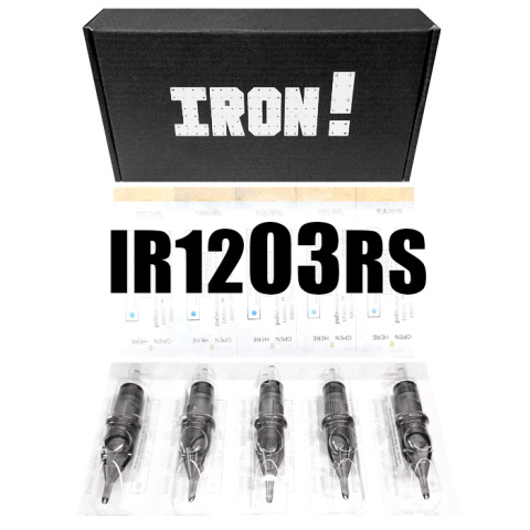 Iron! 1203RS Okrągłe cienie kartridże do tatuażu
