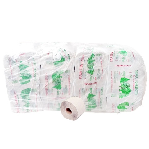 Papier toaletowy szary typowa rolka, 1 warstwa, makulatura 30m