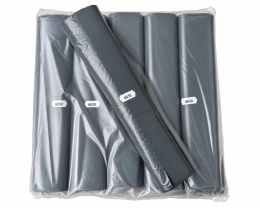 Worki na śmieci czarne ldpe 60L